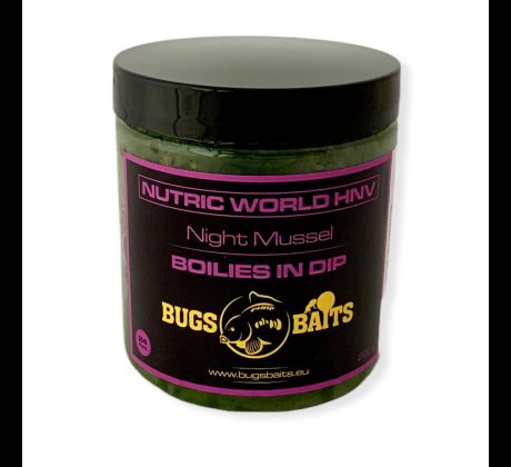 Boilies v Dipe Night Mussel 24mm
